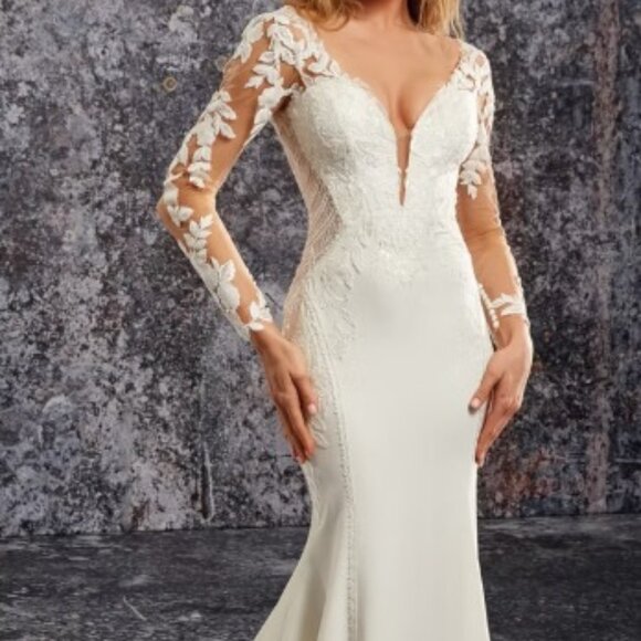 Eddy K Reba Wedding Dress - Picture 1 of 11